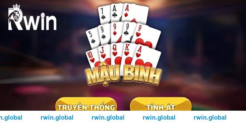 Casino RWIN nổi tiếng với 3 tựa game bài