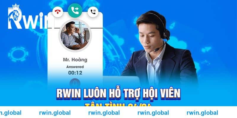 RWIN luôn hỗ trợ hội viên tận tình 24/24